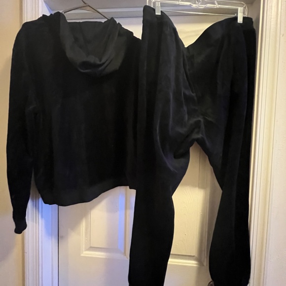 Velour jogger pant sweatsuit - Picture 4 of 7